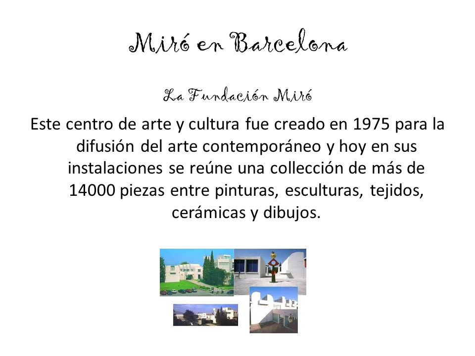 Miró en Barcelona