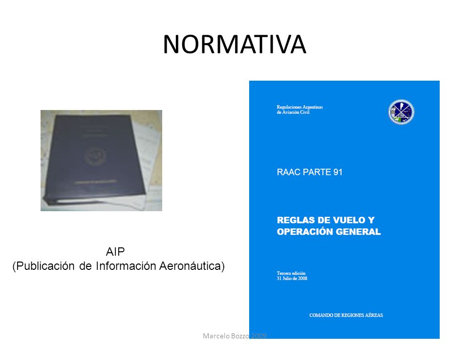 NORMATIVA AIP (Publicación de Información Aeronáutica)