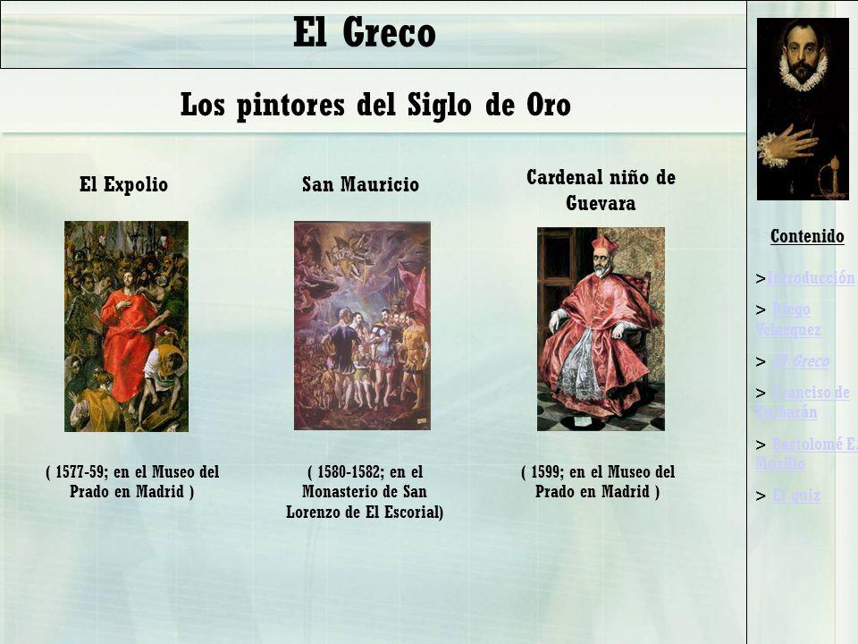 El Greco Los pintores del Siglo de Oro Cardenal niño de Guevara