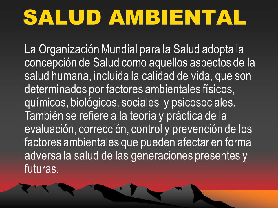 SALUD AMBIENTAL