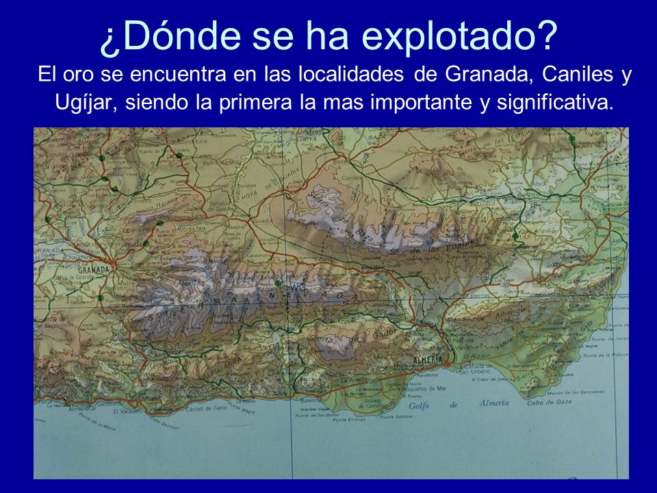 ¿Dónde se ha explotado.