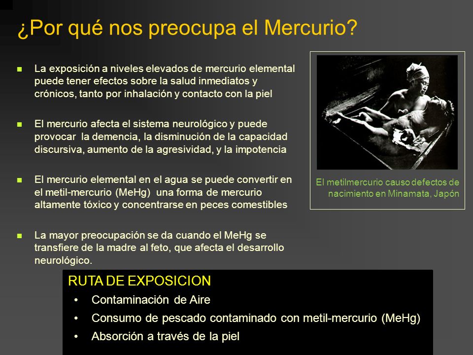 ¿Por qué nos preocupa el Mercurio