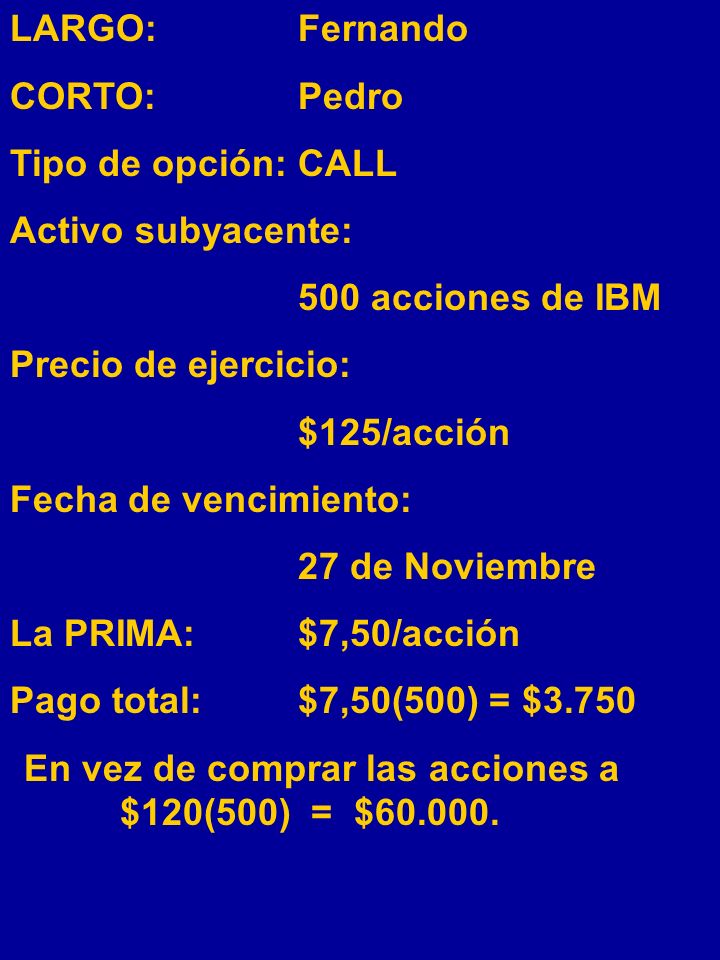 En vez de comprar las acciones a $120(500) = $
