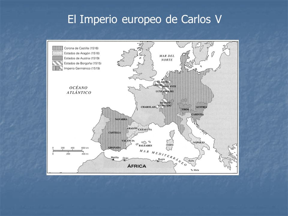 El Imperio europeo de Carlos V