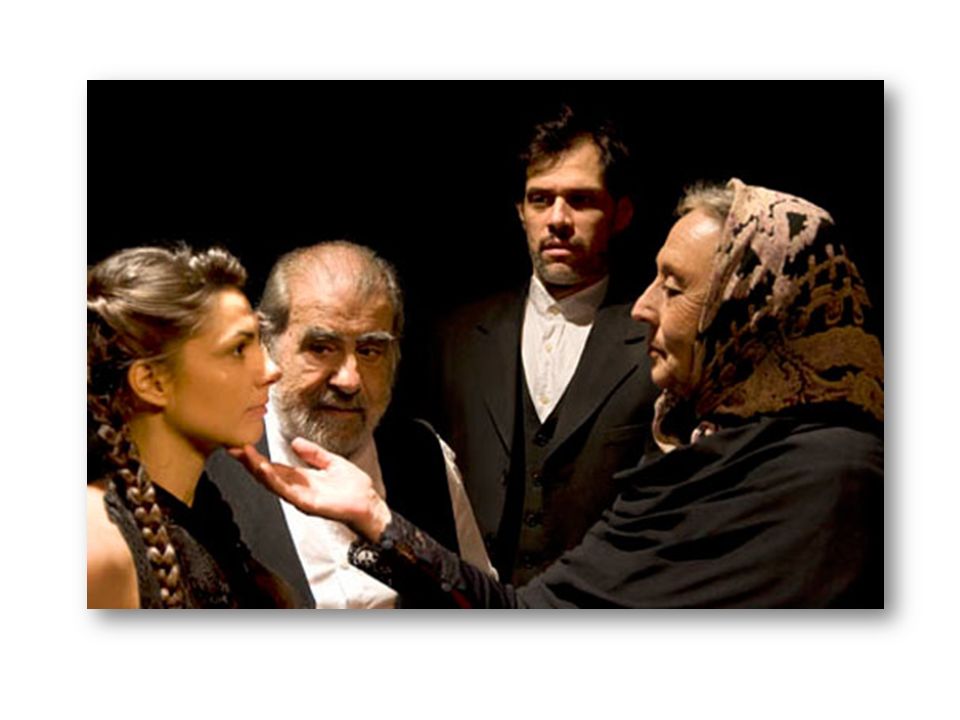 Starter activity: Students identify and describe orally what is happening in the drama for each of the 8 pictures. They locate the action in the text and choose one quote that best fits the picture. These are then shared with the whole class.