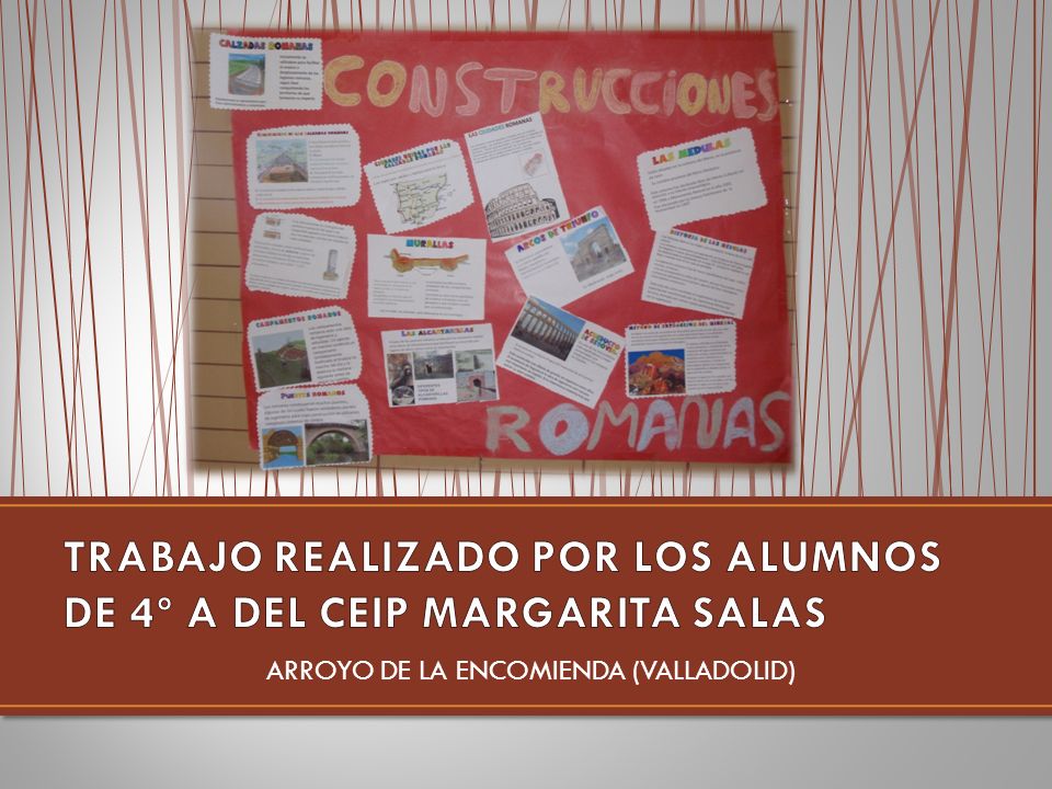 TRABAJO REALIZADO POR LOS ALUMNOS DE 4º A DEL CEIP MARGARITA SALAS