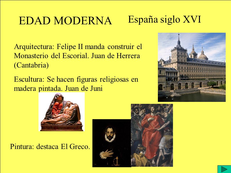EDAD MODERNA España siglo XVI