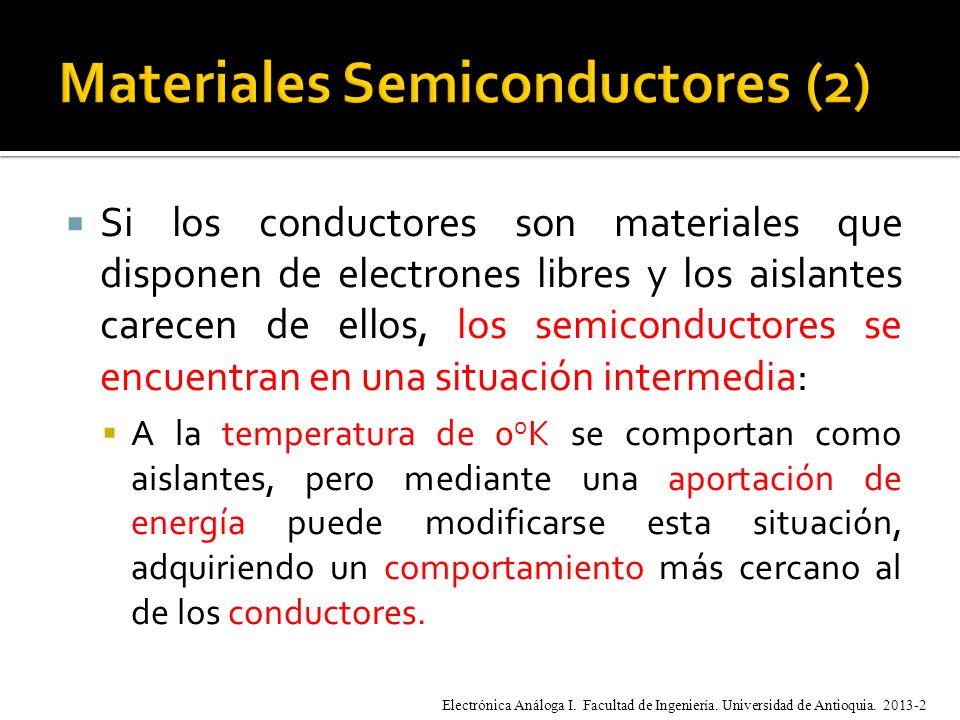 Materiales Semiconductores (2)