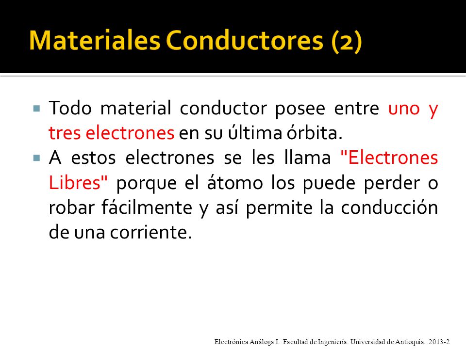 Materiales Conductores (2)