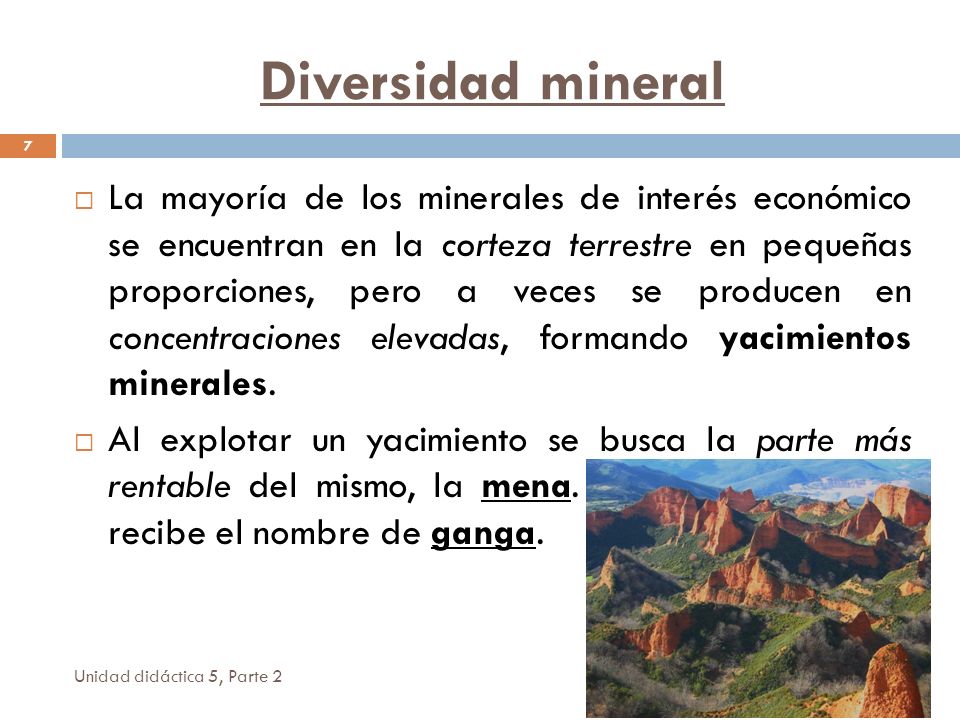 Diversidad mineral