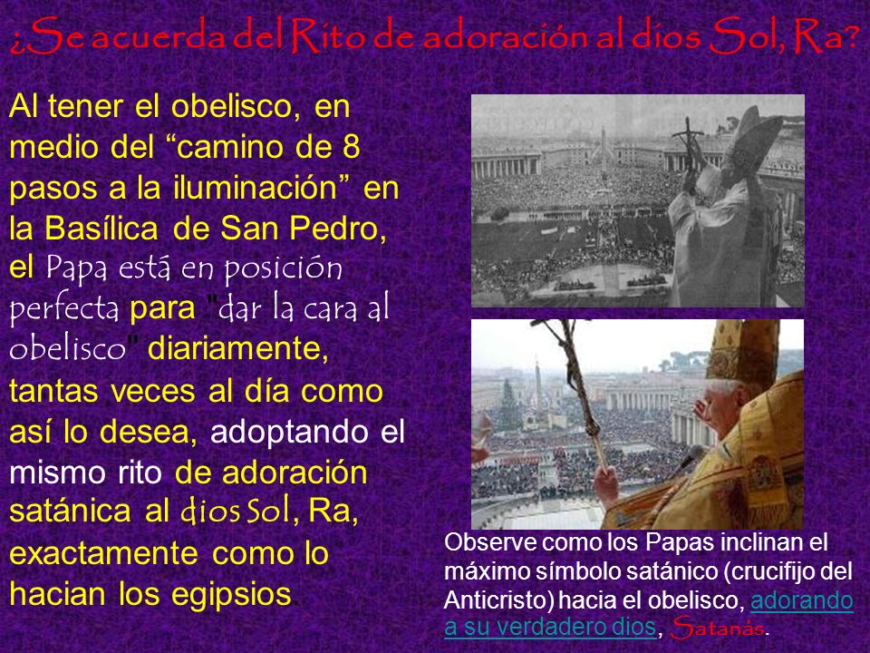 ¿Se acuerda del Rito de adoración al dios Sol, Ra