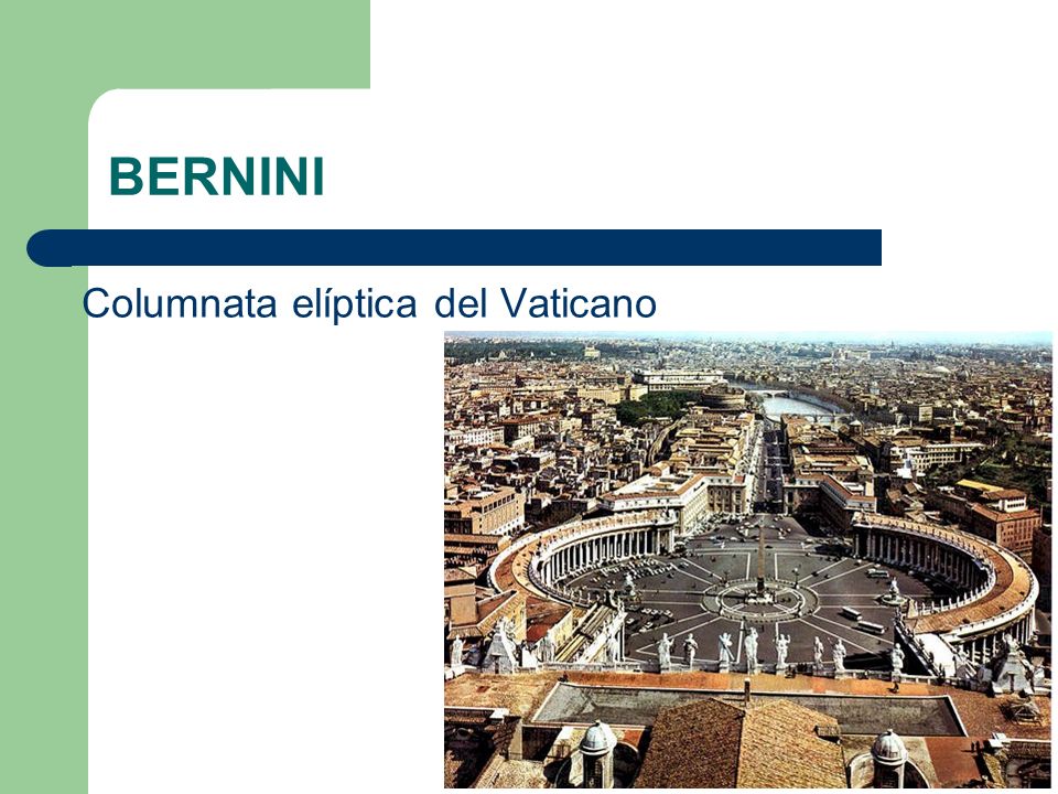 BERNINI Columnata elíptica del Vaticano
