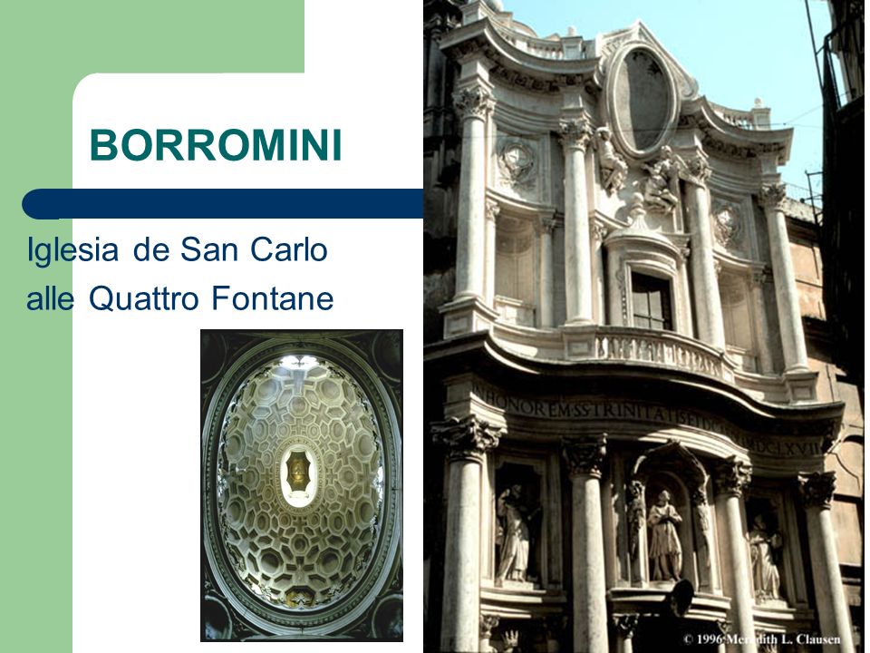 BORROMINI Iglesia de San Carlo alle Quattro Fontane