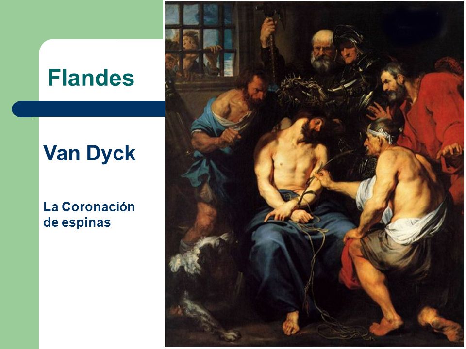 Flandes Van Dyck La Coronación de espinas