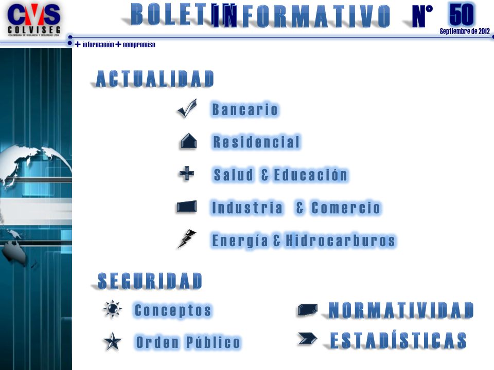 A C T U A L I D A D S E G U R I D A D N O R M A T I V I D A D
