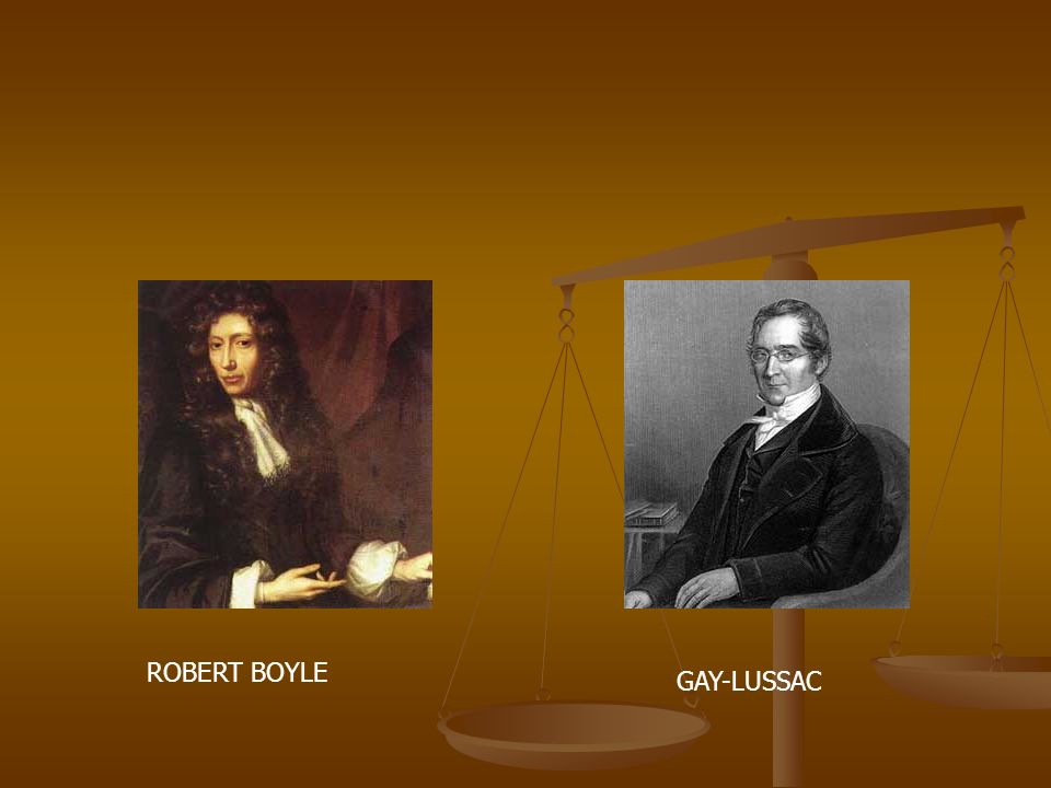ROBERT BOYLE GAY-LUSSAC