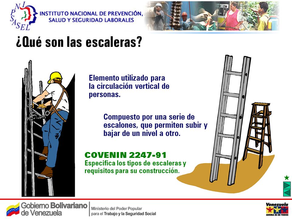 ¿Qué son las escaleras Elemento utilizado para la circulación vertical de personas.