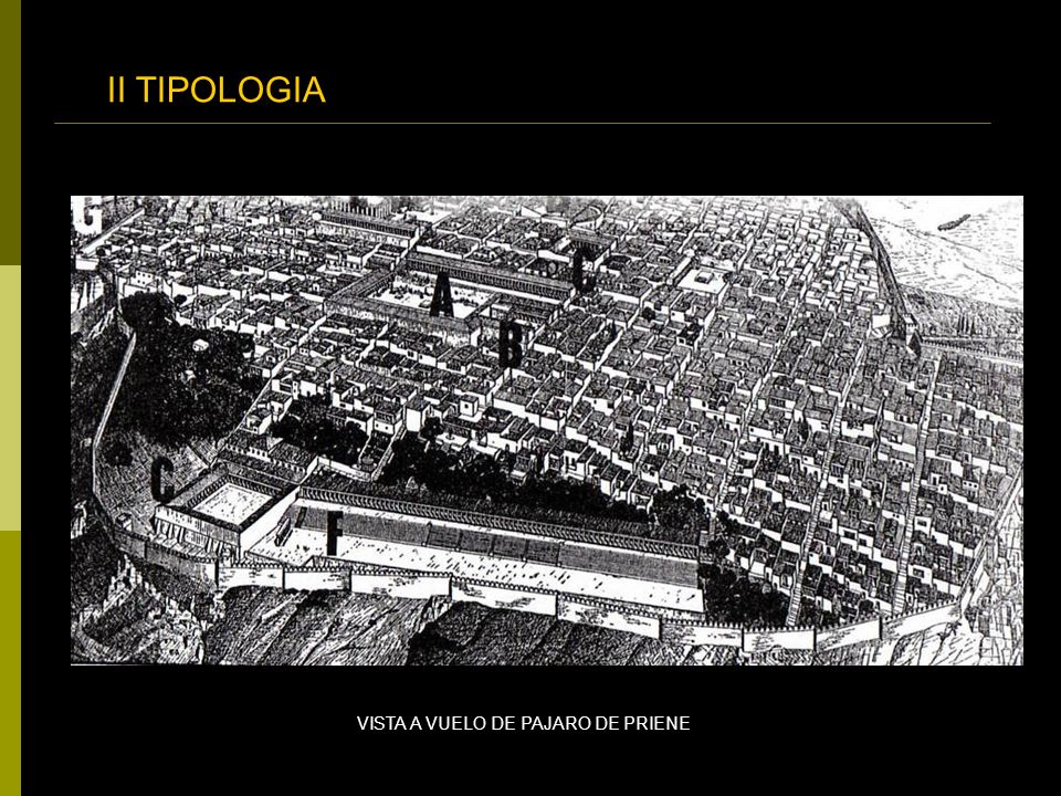II TIPOLOGIA VISTA A VUELO DE PAJARO DE PRIENE 7