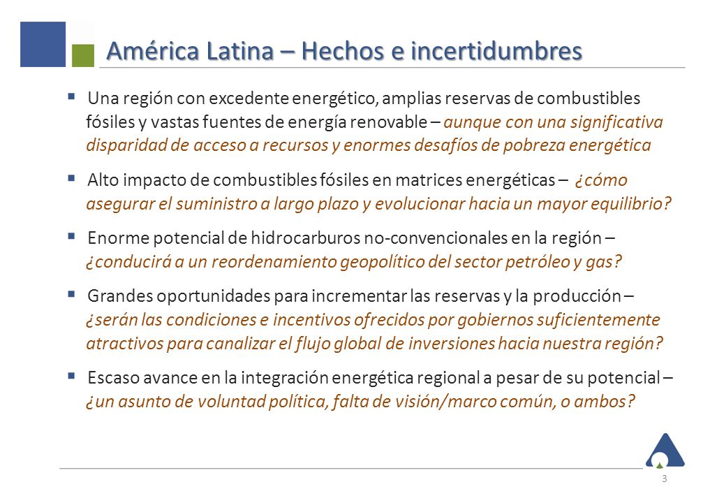 América Latina – Hechos e incertidumbres