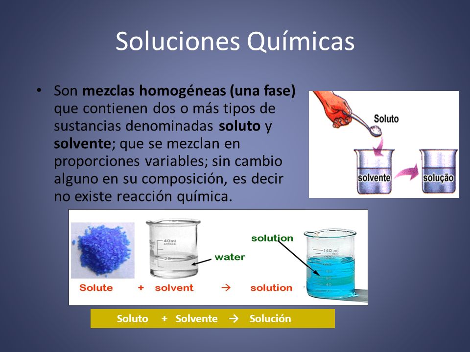 Soluciones Químicas