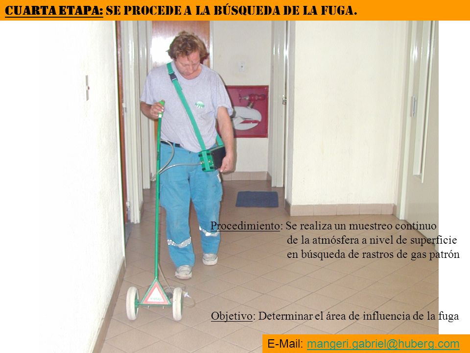 CUARTA ETAPA: SE PROCEDE A LA BÚSQUEDA DE LA FUGA.
