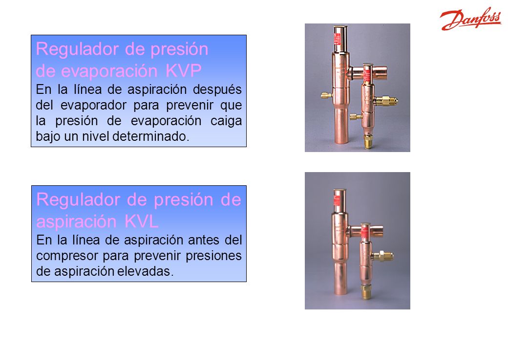 KVP, KVL Regulador de presión de evaporación KVP