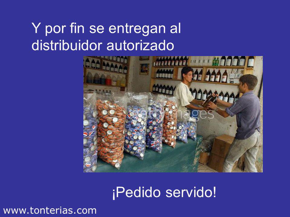 Y por fin se entregan al distribuidor autorizado