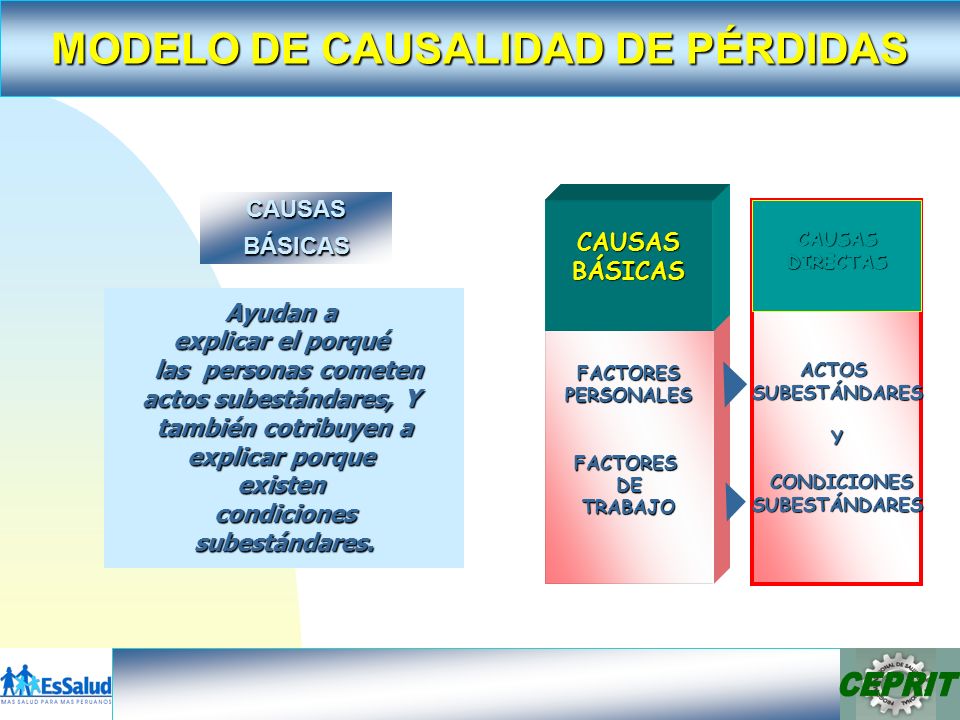 CAUSAS BÁSICAS CAUSAS BÁSICAS Ayudan a explicar el porqué