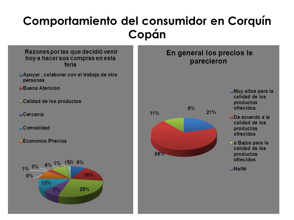 Comportamiento del consumidor en Corquín Copán