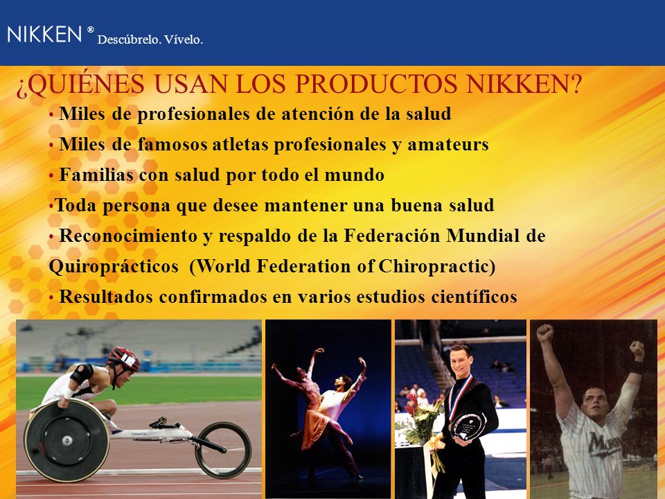 ¿QUIÉNES USAN LOS PRODUCTOS NIKKEN