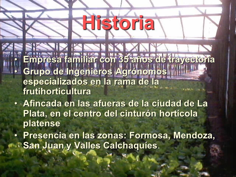 Historia Empresa familiar con 35 años de trayectoria