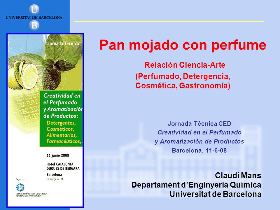 Creatividad en el Perfumado y Aromatización de Productos