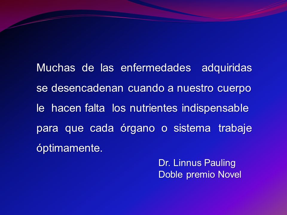 Muchas de las enfermedades adquiridas