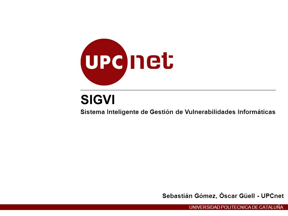 UNIVERSIDAD POLITECNICA DE CATALUÑA