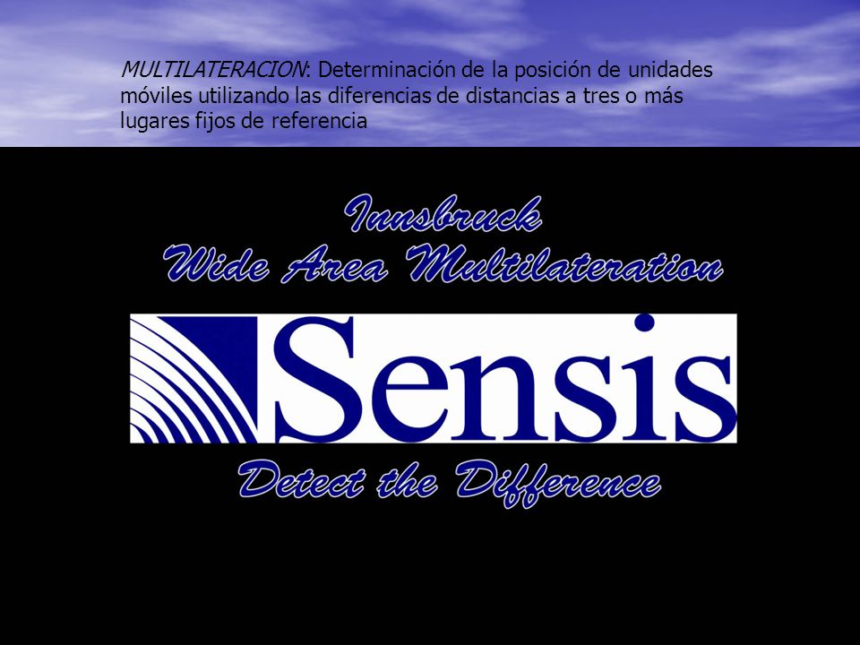 MULTILATERACION: Determinación de la posición de unidades móviles utilizando las diferencias de distancias a tres o más lugares fijos de referencia