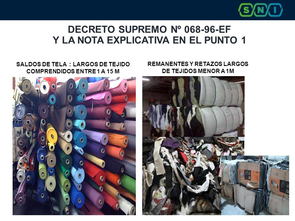 DECRETO SUPREMO Nº EF Y LA NOTA EXPLICATIVA EN EL PUNTO 1