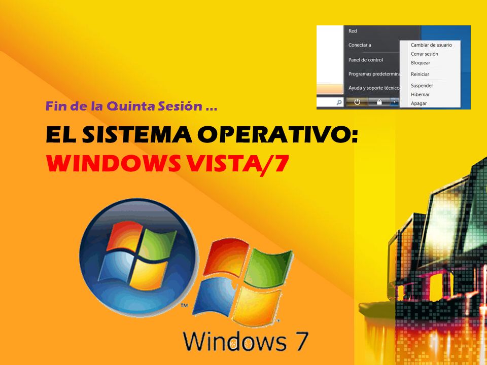 EL SISTEMA operativO: windows vista/7