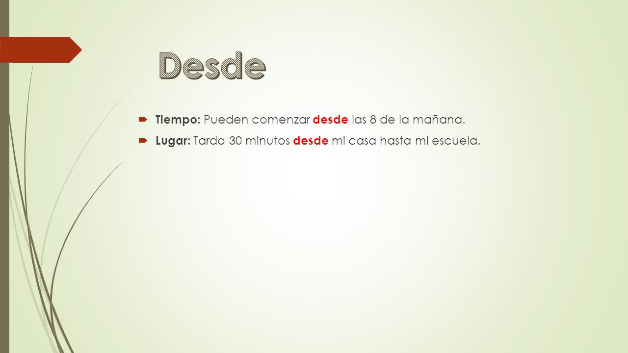 Desde Tiempo: Pueden comenzar desde las 8 de la mañana.