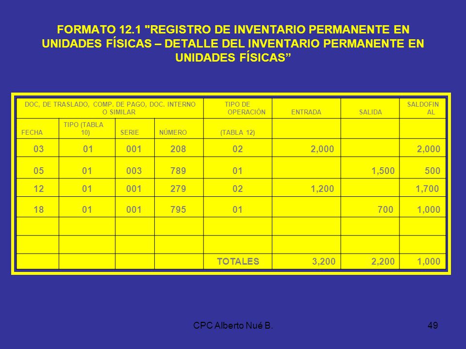 DOC, DE TRASLADO, COMP. DE PAGO, DOC. INTERNO O SIMILAR