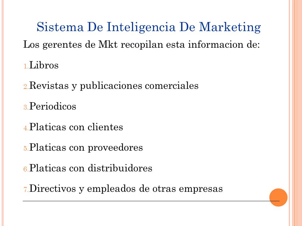 Sistema De Inteligencia De Marketing
