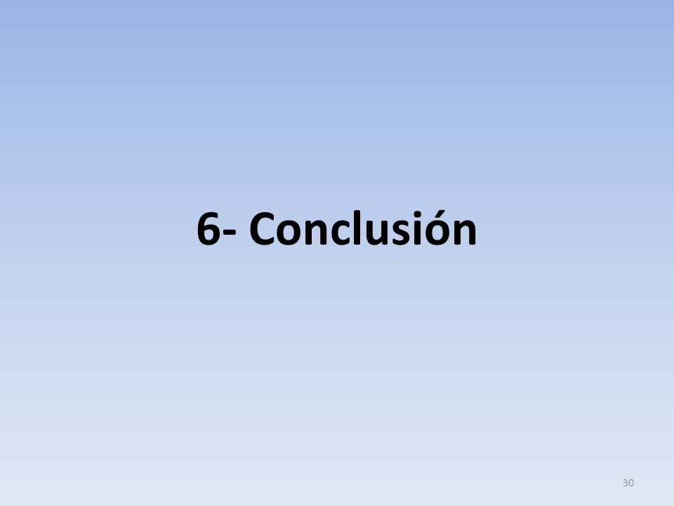 6- Conclusión