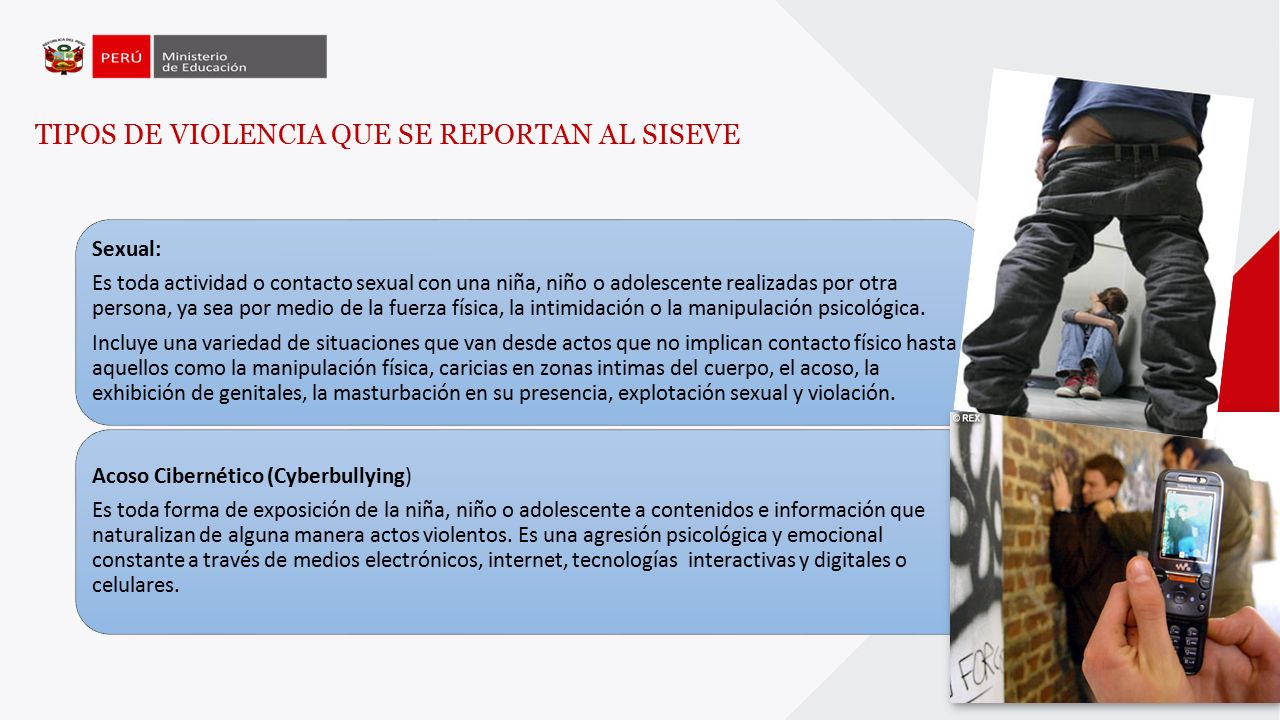 TIPOS DE VIOLENCIA QUE SE REPORTAN AL SISEVE