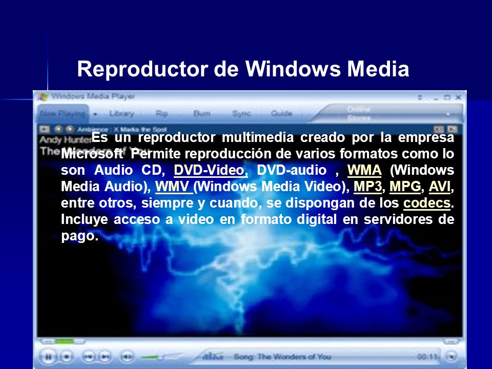 Reproductor de Windows Media