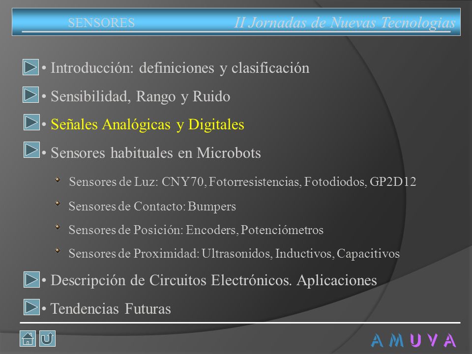 A M U V A II Jornadas de Nuevas Tecnologias
