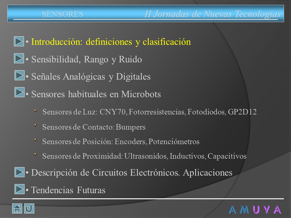 A M U V A II Jornadas de Nuevas Tecnologias