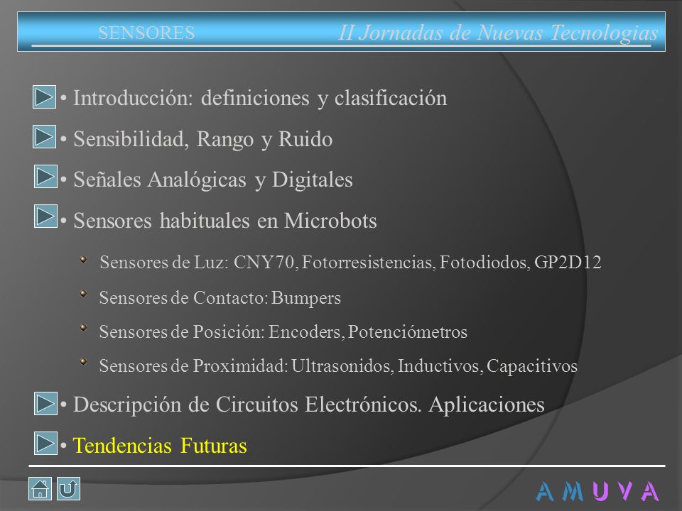 A M U V A II Jornadas de Nuevas Tecnologias