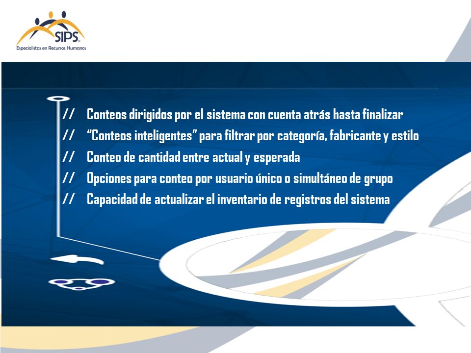 // Conteos dirigidos por el sistema con cuenta atrás hasta finalizar