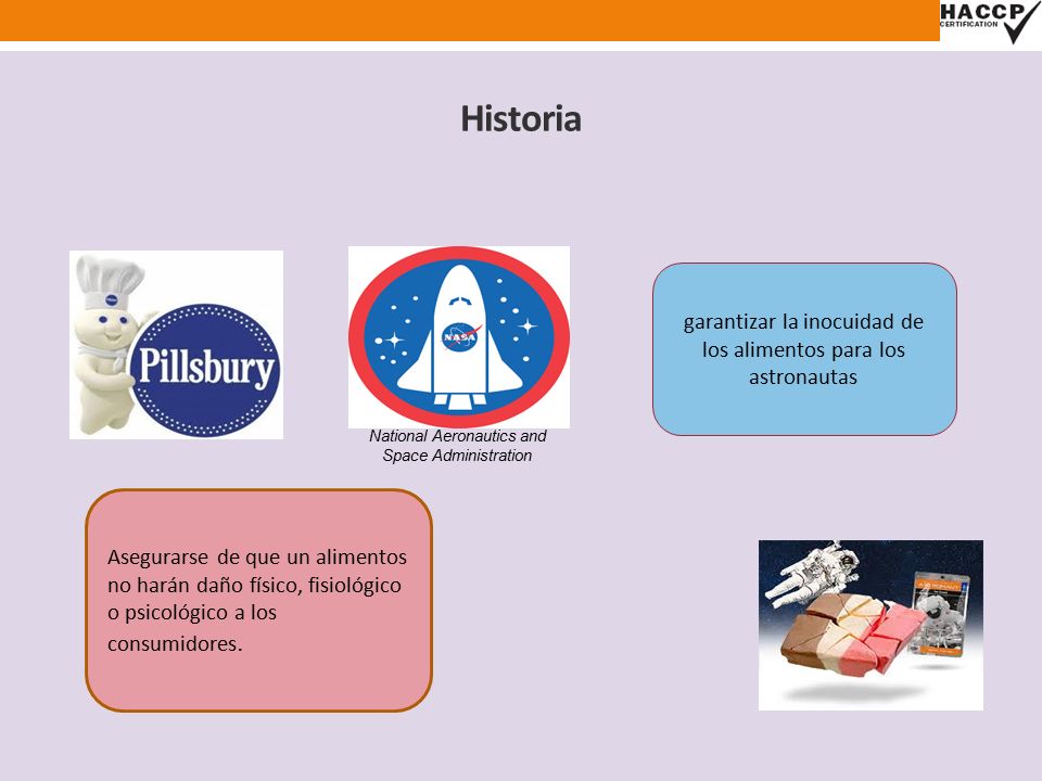 Historia garantizar la inocuidad de los alimentos para los astronautas