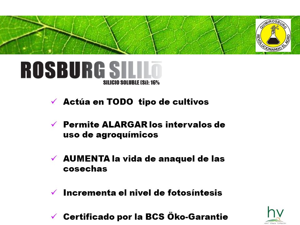 Actúa en TODO tipo de cultivos