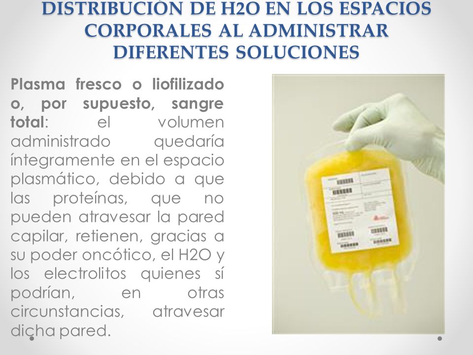 DISTRIBUCIÓN DE H2O EN LOS ESPACIOS CORPORALES AL ADMINISTRAR DIFERENTES SOLUCIONES
